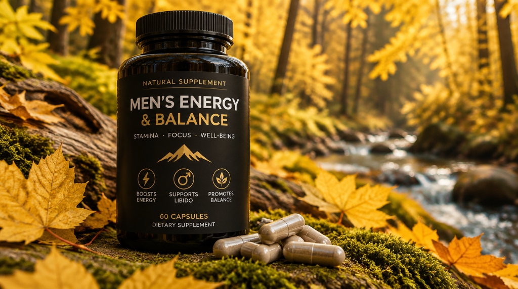 Men's Energy & Balance luonnollinen ravintolisä